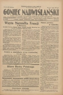 Goniec Nadwiślański: pismo codzienne poświęcone sprawom stanu średniego 1927.11.18 R.3 Nr265