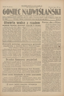 Goniec Nadwiślański: pismo codzienne poświęcone sprawom stanu średniego 1927.11.23 R.3 Nr269