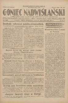 Goniec Nadwiślański: pismo codzienne poświęcone sprawom stanu średniego 1927.11.24 R.3 Nr270