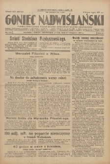 Goniec Nadwiślański: pismo codzienne poświęcone sprawom stanu średniego 1927.11.25 R.3 Nr271