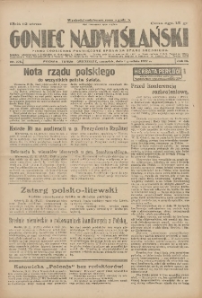 Goniec Nadwiślański: pismo codzienne poświęcone sprawom stanu średniego 1927.12.01 R.3 Nr276
