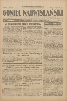 Goniec Nadwiślański: pismo codzienne poświęcone sprawom stanu średniego 1927.12,08 R.3 Nr282