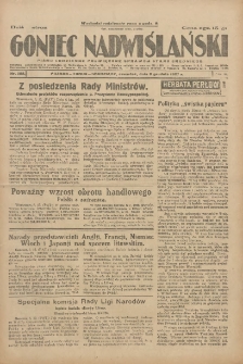 Goniec Nadwiślański: pismo codzienne poświęcone sprawom stanu średniego 1927.12,08 R.3 Nr282
