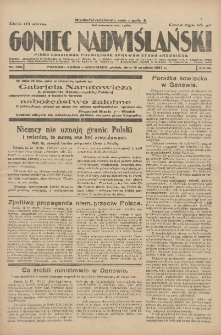 Goniec Nadwiślański: pismo codzienne poświęcone sprawom stanu średniego 1927.12.16 R.3 Nr288
