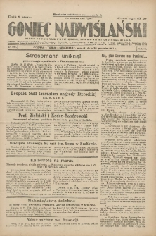 Goniec Nadwiślański: pismo codzienne poświęcone sprawom stanu średniego 1927.12.20 R.3 Nr291