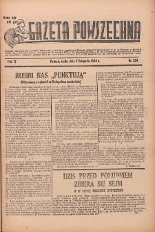 Gazeta Powszechna 1934.11.07 R.17 Nr254