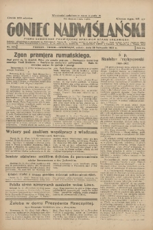 Goniec Nadwiślański: pismo codzienne poświęcone sprawom stanu średniego 1927.11.26 R.3 Nr272