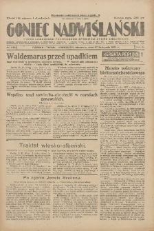 Goniec Nadwiślański: pismo codzienne poświęcone sprawom stanu średniego 1927.11.27 R.3 Nr273