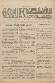 Goniec Nadwiślański: pismo codzienne poświęcone sprawom stanu średniego 1927.12.24 R.3 Nr295