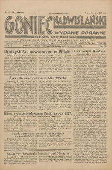 Goniec Nadwiślański: wydanie poranne. Głos Pomorski 1928.01.04 R.4 Nr3