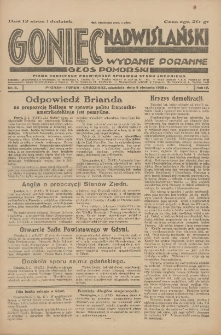 Goniec Nadwiślański: wydanie poranne. Głos Pomorski 1928.01.08 R.4 Nr6