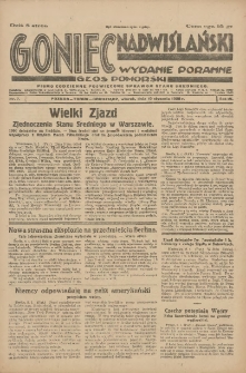 Goniec Nadwiślański: wydanie poranne. Głos Pomorski 1928.01.10 R.4 Nr7