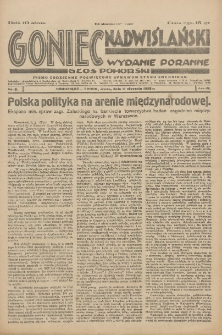 Goniec Nadwiślański: wydanie poranne. Głos Pomorski 1928.01.11 R.4 Nr8