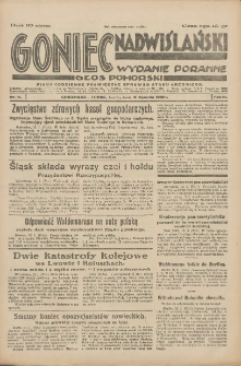 Goniec Nadwiślański: wydanie poranne. Głos Pomorski 1928.01.18 R.4 Nr14