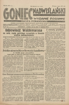 Goniec Nadwiślański: wydanie poranne. Głos Pomorski 1928.01.21 R.4 Nr17