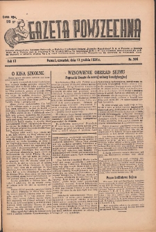 Gazeta Powszechna 1934.12.13 R.17 Nr284