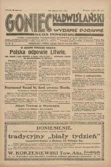 Goniec Nadwiślański: wydanie poranne. Głos Pomorski 1928.01.24 R.4 Nr19