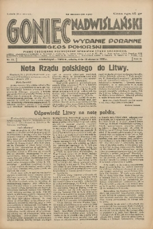Goniec Nadwiślański: wydanie poranne: Głos Pomorski 1928.01.28 R.4 Nr23