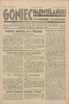 Goniec Nadwiślański: wydanie poranne: Głos Pomorski 1928.02.01 R.4 Nr26