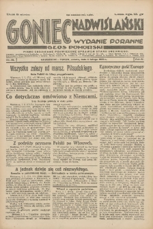 Goniec Nadwiślański: wydanie poranne: Głos Pomorski 1928.02.04 R.4 Nr28