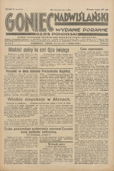 Goniec Nadwiślański: wydanie poranne: Głos Pomorski 1928.02.07 R.4 Nr30