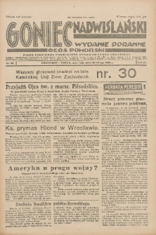 Goniec Nadwiślański: wydanie poranne: Głos Pomorski 1928.02.16 R.4 Nr38