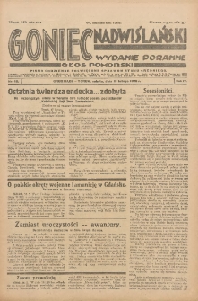 Goniec Nadwiślański: wydanie poranne: Głos Pomorski 1928.02.18 R.4 Nr40