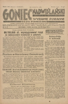Goniec Nadwiślański: wydanie poranne: Głos Pomorski 1928.02.26 R.4 Nr47