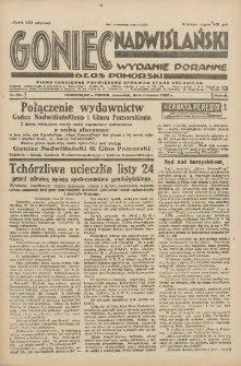 Goniec Nadwiślański: wydanie poranne: Głos Pomorski 1928.03.01 R.4 Nr50