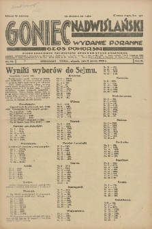 Goniec Nadwiślański: wydanie poranne: Głos Pomorski 1928.03.06 R.4 Nr54