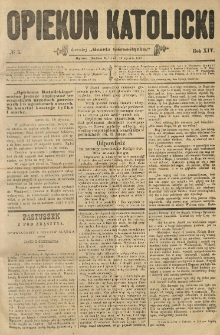 Opiekun Katolicki. 1887.01.19 R.14 nr5