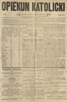 Opiekun Katolicki. 1887.02.23 R.14 nr15