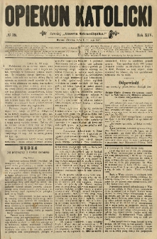 Opiekun Katolicki. 1887.05.21 R.14 nr39
