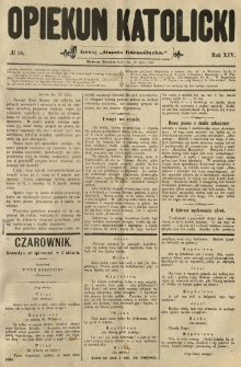 Opiekun Katolicki. 1887.07.30 R.14 nr58