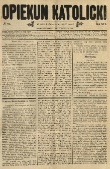 Opiekun Katolicki. 1887.10.29 R.14 nr84