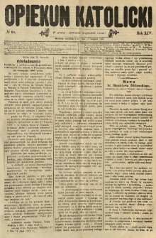 Opiekun Katolicki. 1887.11.19 R.14 nr90