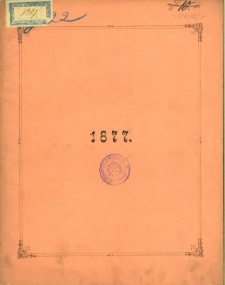 Zwanzigster Gesch&auml;ftsbericht de rProvinzial-Aktienbank des Grossherzogthums Posen in Posen [1877].