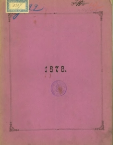 Einundzwanzigster Geschäftsbericht der Provinzial-Aktienbank des Grossherzogthums Posen in Posen [1878].