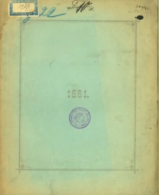 Vierundzwanzigster Geschäftsbericht derProvinzial-Aktienbank des Grossherzogthums Posen in Posen [1881].