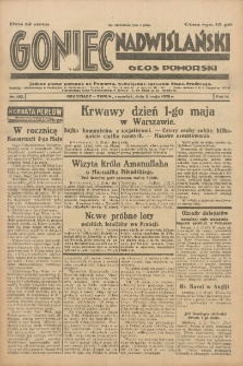 Goniec Nadwiślański: Głos Pomorski: Jedyne pismo poranne na Pomorzu, poświęcone sprawom Stanu Średniego 1928.05.03 R.4 Nr103
