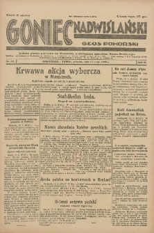 Goniec Nadwiślański: Głos Pomorski: Jedyne pismo poranne na Pomorzu, poświęcone sprawom Stanu Średniego 1928.05.15 R.4 Nr112