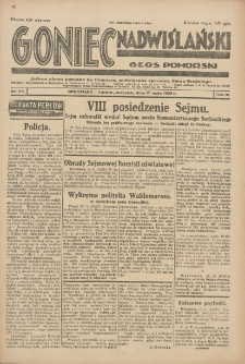 Goniec Nadwiślański: Głos Pomorski: Jedyne pismo poranne na Pomorzu, poświęcone sprawom Stanu Średniego 1928.05.17 R.4 Nr114