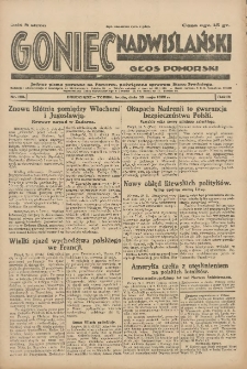 Goniec Nadwiślański: Głos Pomorski: Jedyne pismo poranne na Pomorzu, poświęcone sprawom Stanu Średniego 1928.05.30 R.4 Nr123