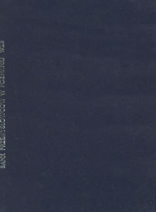 Sprawozdanie Banku Przemysłowc&oacute;w Tow.Akc. w Poznaniu za rok 1923 sześciesiąty trzeci istnienia instytucji. Rok. 63.