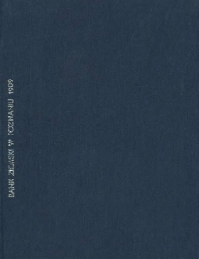 XXII Sprawozdanie i rachunki Banku Ziemskiego w Poznaniu za rok 1909 od 1-go stycznia do 31-go grudnia.