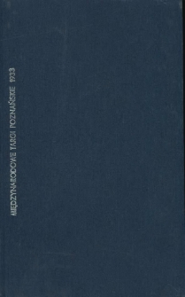 Sprawozdanie z XII. Targ&oacute;w Poznańskich 30 kwiecień - 7 maj 1933.