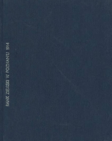 XXVII Sprawozdanie i rachunki Banku Ziemskiego w Poznaniu za rok 1914 od 1-go stycznia do 31-go grudnia.