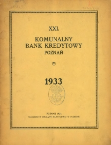 Sprawozdanie z czynności w roku 1933.