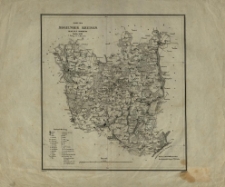 Karte des Mogilnoer Kreises Regr. Bez. Bromberg. Nowack gez. H. Delius grav.