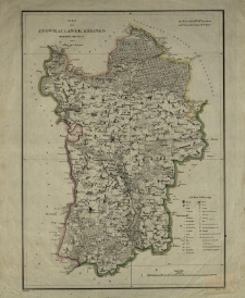 Karte des Inowraclawer Kreises Regr. Bezk. Bromberg. Nowack gez. H. Delius lith.